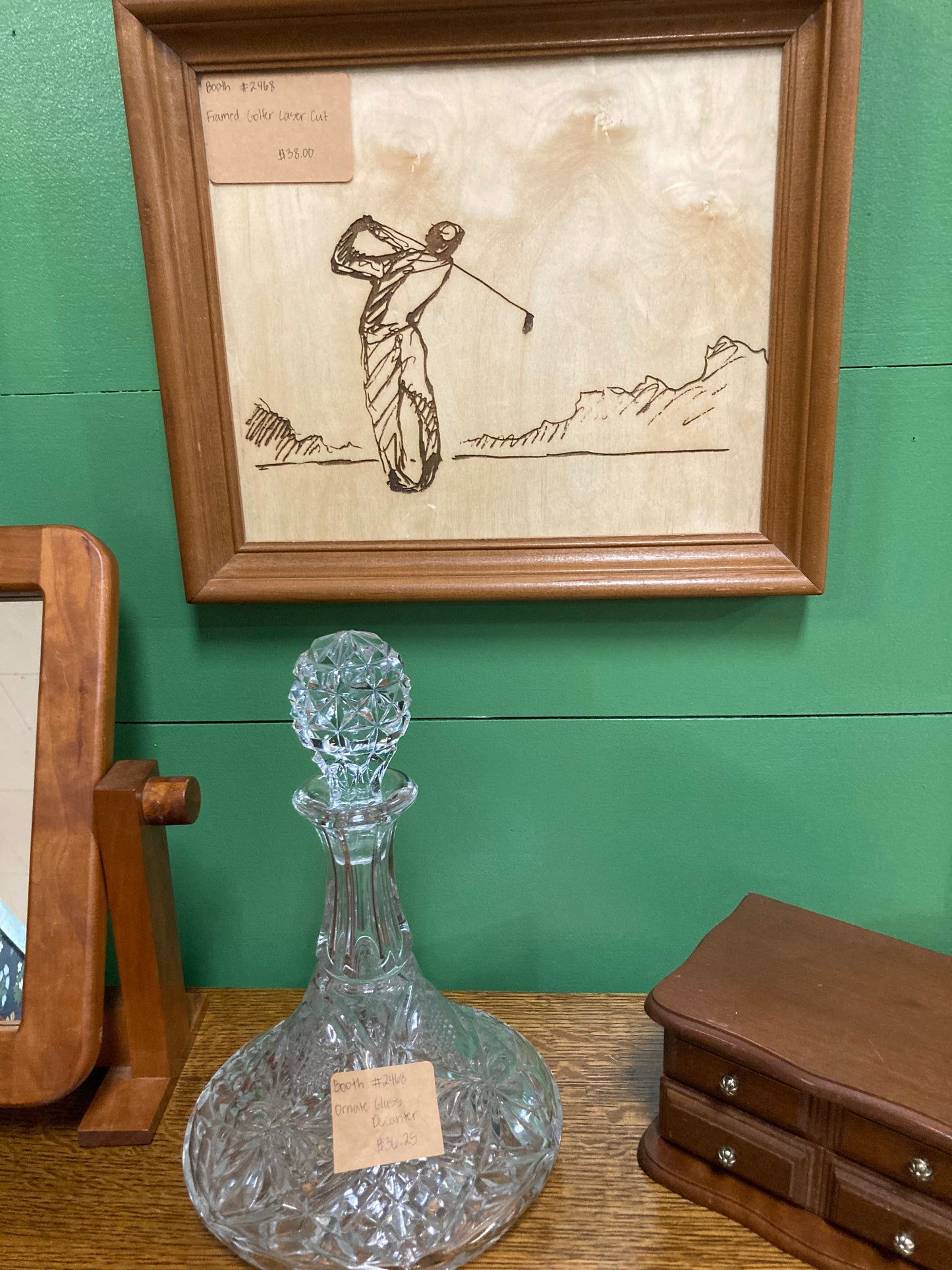 Golfer Engraving